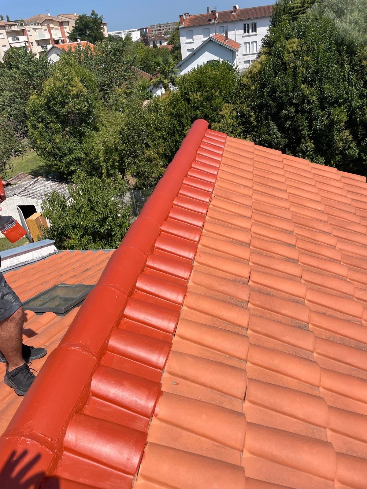 Hydrofuge traitement toiture Coutras - protection tuiles Gironde